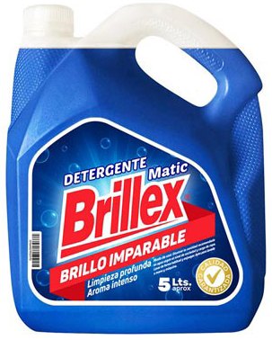 Detergente Líquido 5 Lts. aprox. - Azul - Brillo imparable