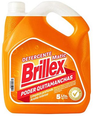 Detergente Líquido 5 Lts. aprox. - Naranjo - Poder quitamanchas