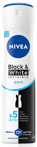 Nivea Mujer en Spray 150 ml - Black & White Pure. 150 ml
