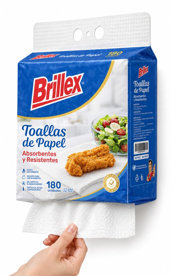 Toalla de Papel Colgante para la Cocina 180 hojas