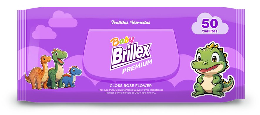 Toallitas Húmedas 50 unidades - Gloss Rose Flower
