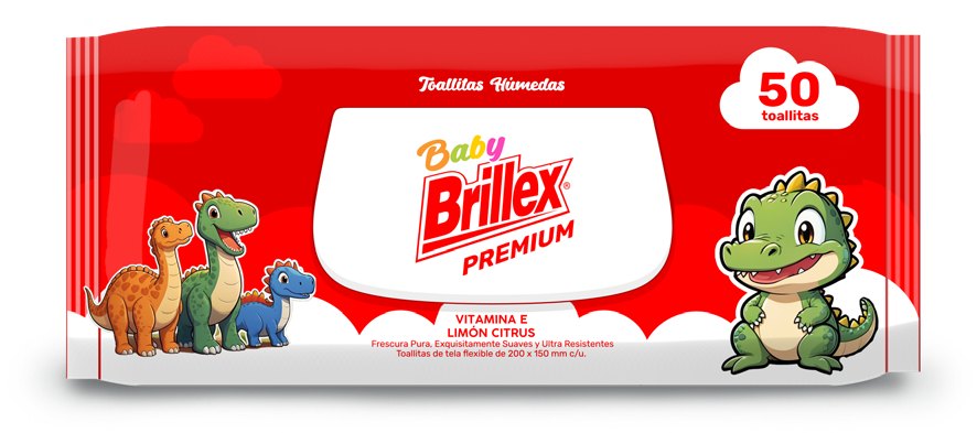 Toallitas Húmedas 50 unidades - Vitamina E - Limón citrus