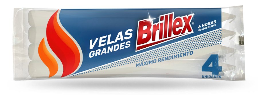 Velas Grandes 4 unidades