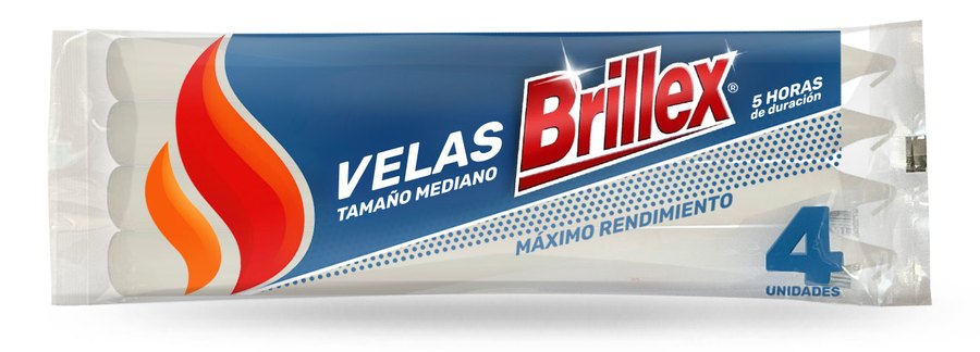 Velas Tamaño medio 4 unidades