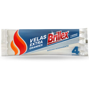 Velas Brillex 4 unidades - Extra Grandes