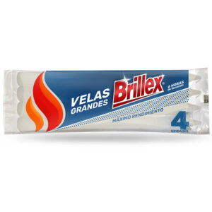 Velas Brillex 4 unidades - Grandes