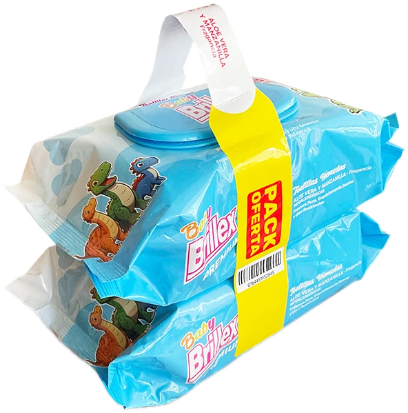 Toallitas Húmedas Brillex 80u. Aloe Vera y Manzanilla