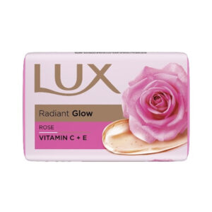 Jabón Barra Lux Radiant Glow ROSE, 75 gr. con aroma a rosa. Caja de 144 unidades