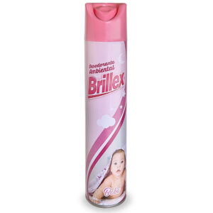 Desodorante Ambiental Brillex - Aroma Bebé. 360 ml, 12 unidades por caja