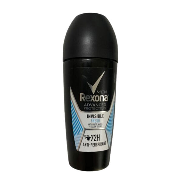 Desodorante Roll On Rexona Hombre - Invisible Fresh. 96 unidades por caja